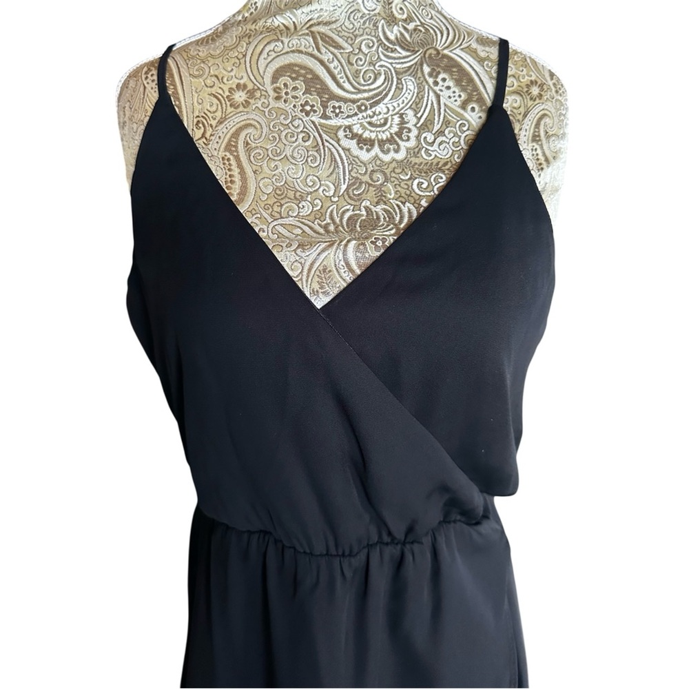 Sexy Hot Miami Styles Black High Low Cocktail Party Baddie Sundress Size Large - Picture 3 of 7